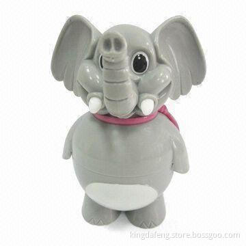Elephant Shaped Plastic Food Container, 12.4 x 6cm